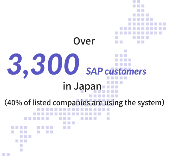 Over 3,300 SAP customers in Japan